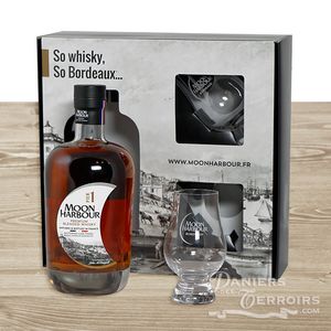 Whisky Bordeaux Moon Harbour Pier 1 Coffret 2 verres