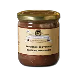 Saucisson de Lyon cuit sauce au Beaujolais