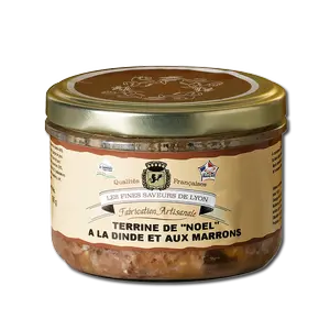 Terrine "de Noël" à la dinde et aux marrons