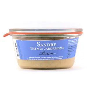 Terrine de Sandre au  thym et cardamone